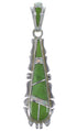 Turquoise Opal And Sterling Silver Pendant EX44391